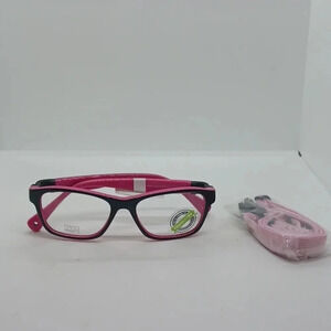 NWT KIDS NANO VISTA EYEGLASS FRAMES PINK BLACK